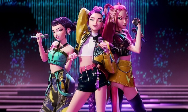 애니메이션 'K팝 데몬 헌터스' ···41개국 넷플릭스 1위 '돌풍'