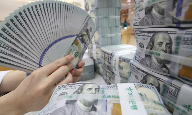 ﻿6월 외환보유액 4102억 달러···달러 약세에 56억 달러 증가
