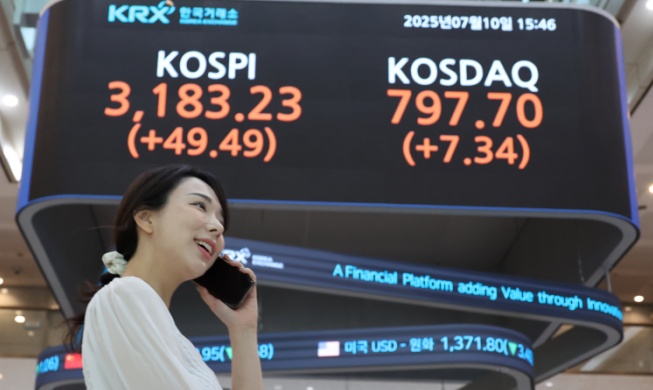 파죽지세 한국 증시, 시총 3000조 첫 돌파