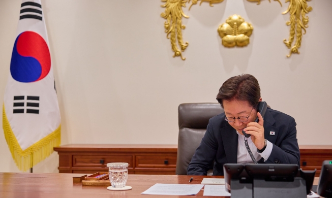 이 대통령, 튀르키예 대통령과 첫 통화···