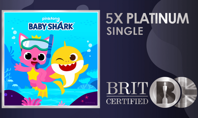 ‘아기상어’ 영국 5X 플래티넘 인증···중동 어린이도 사로잡았다