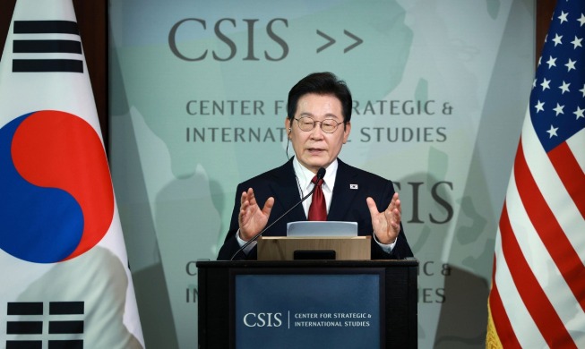이 대통령, 미국 싱크탱크 CSIS 연설··· “’국익 중심의 실용 동맹’ 새 지평 열겠다”