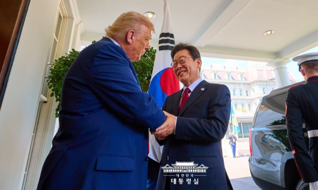 이 대통령 “트럼프 대통령과 진솔한 대화로 한미 간 신뢰 확인”