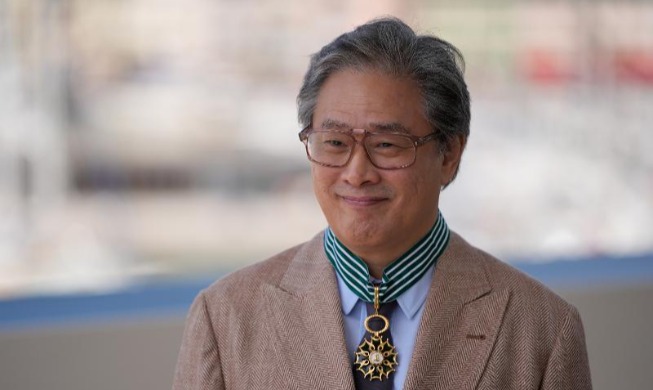 칸 심사위원장 박찬욱, 프랑스 최고 문화예술 공로 훈장···한국인 네 번째