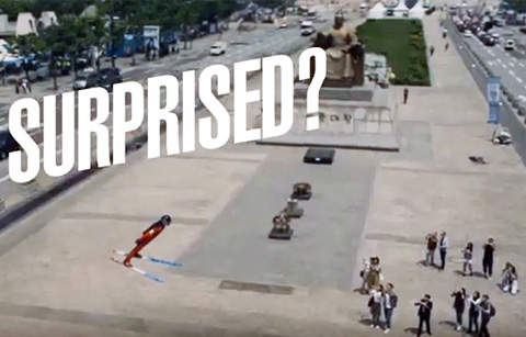 [평창 마술] 2018 평창 홍보 영상 - 여름에 즐기는 겨울 스포츠_스키점프